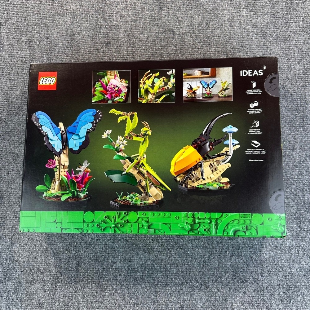 LEGO IDEAS 21342 The Insect Collection 18+ Set 1111 PCS Butterfly Mantis Beetle - Picture 2 of 6